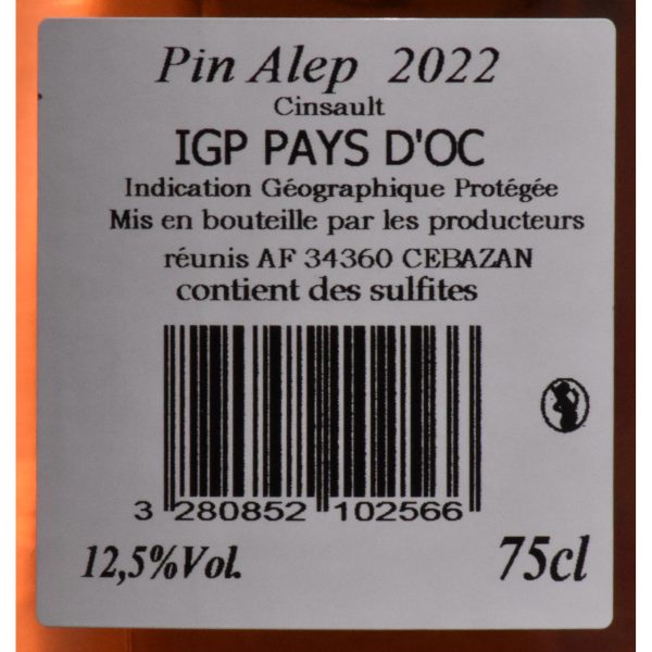 IGP Oc Pin Alep Cinsault