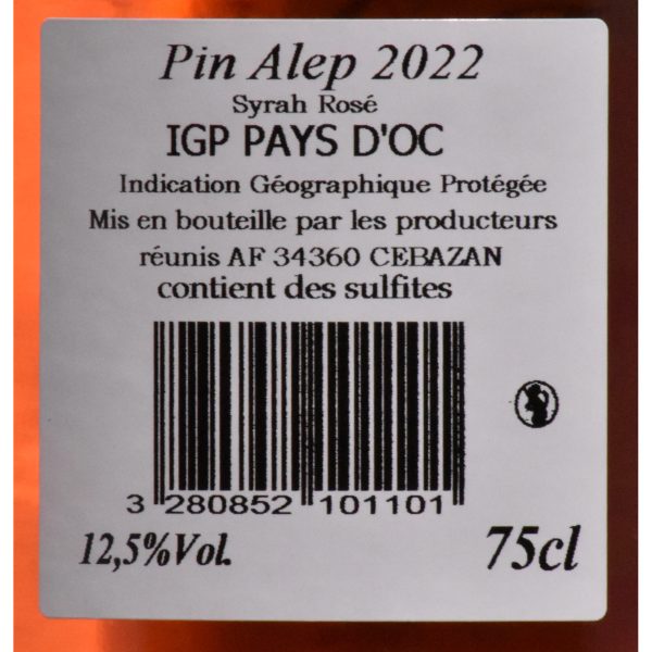 IGP Oc Pin Alep Syrah