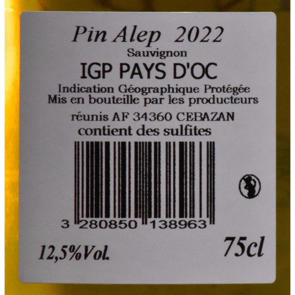 Pin Alep IGP Oc Pin Alep Sauvignon